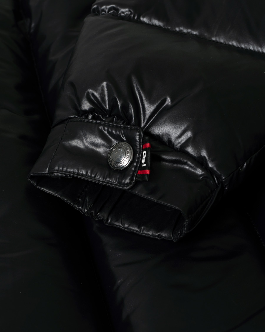 Uomini | Ralph Lauren Purple Label Nylon Down Jacket Black M | Pre-owned | Ralph Lauren Purple Label Nylon Down Jacket Black M