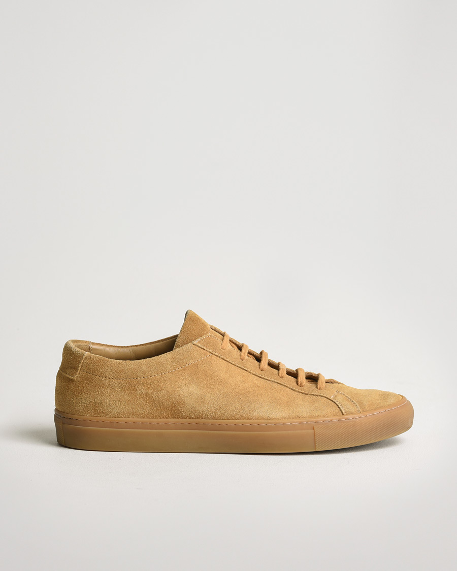 Uomini | Common Projects Original Achilles Suede Sneaker Tan | Pre-owned | Common Projects Original Achilles Suede Sneaker Tan