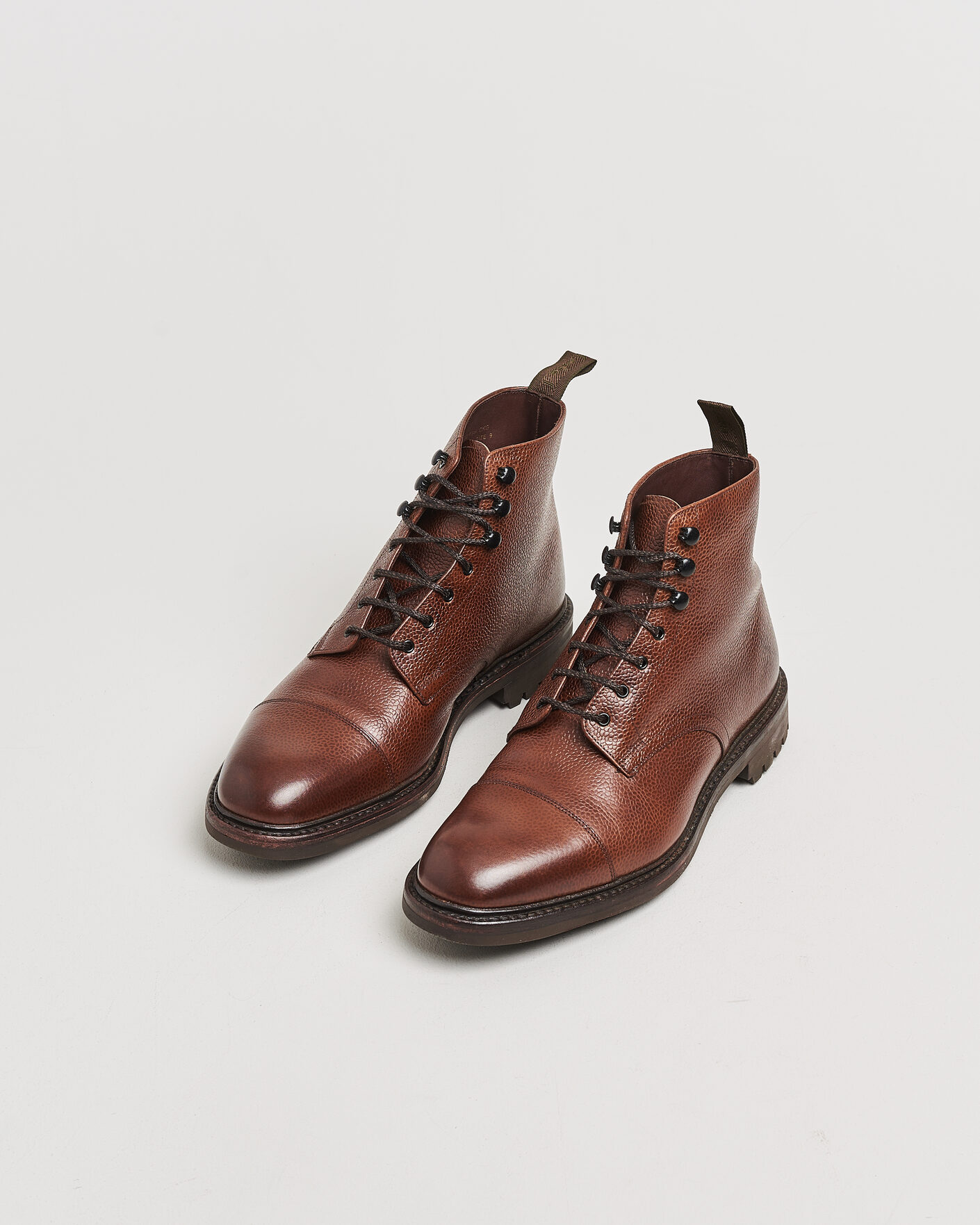 Uomini | Scarpe con cuciture Goodyear Pre-owned | Pre-owned | Loake 1880 Sedbergh Derby Boot Brown Grain Calf UK9 - EU43