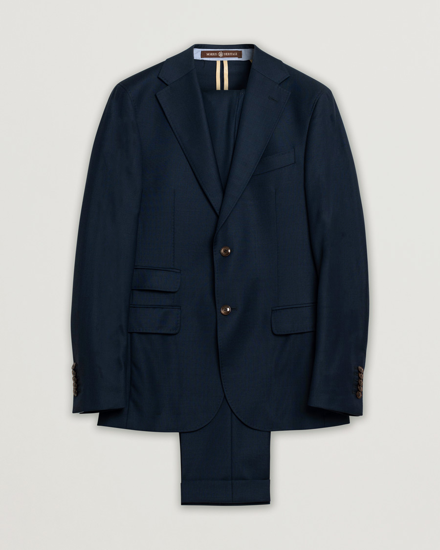 Uomini | Morris Heritage Suit Navy 46 | Pre-owned | Morris Heritage Suit Navy 46