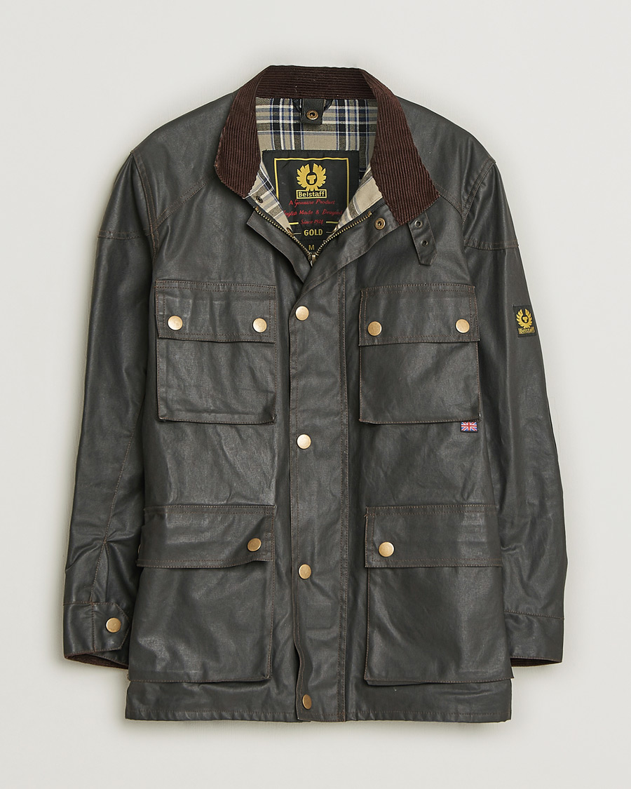 Uomini | Giacche | Pre-owned | Belstaff Trialmaster Waxed Jacket Brown M