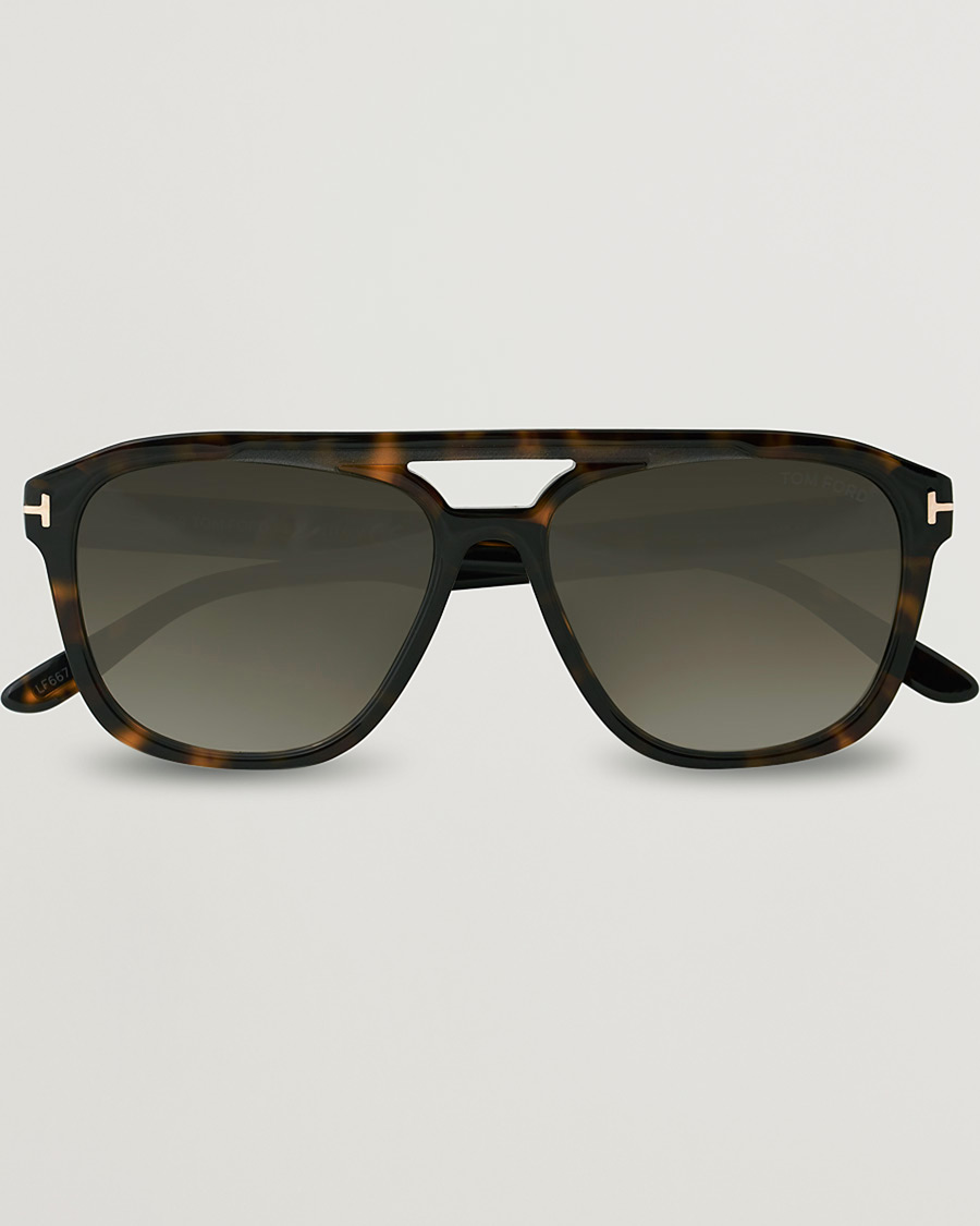 Uomini | Tom Ford Gerrard FT0776 Sunglasses Havana/Gradient | Pre-owned | Tom Ford Gerrard FT0776 Sunglasses Havana/Gradient