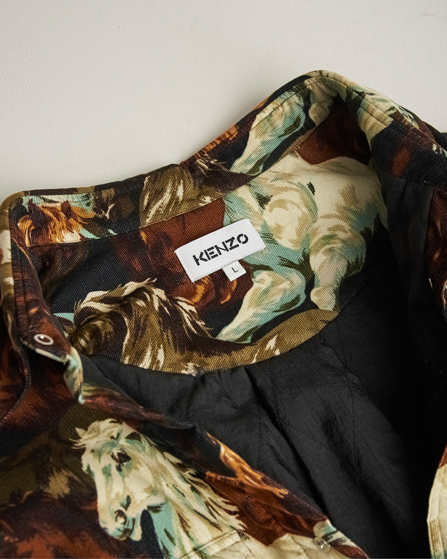 Uomini | Giacche | Pre-owned | KENZO Chevwaux Printed Overshirt Multi