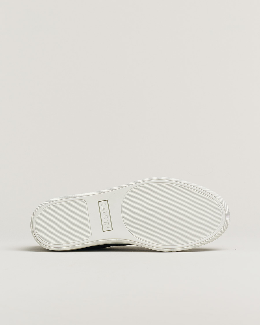 Uomini | Lanvin DBB1 Patent Cap Toe Sneaker Black | Pre-owned | Lanvin DBB1 Patent Cap Toe Sneaker Black