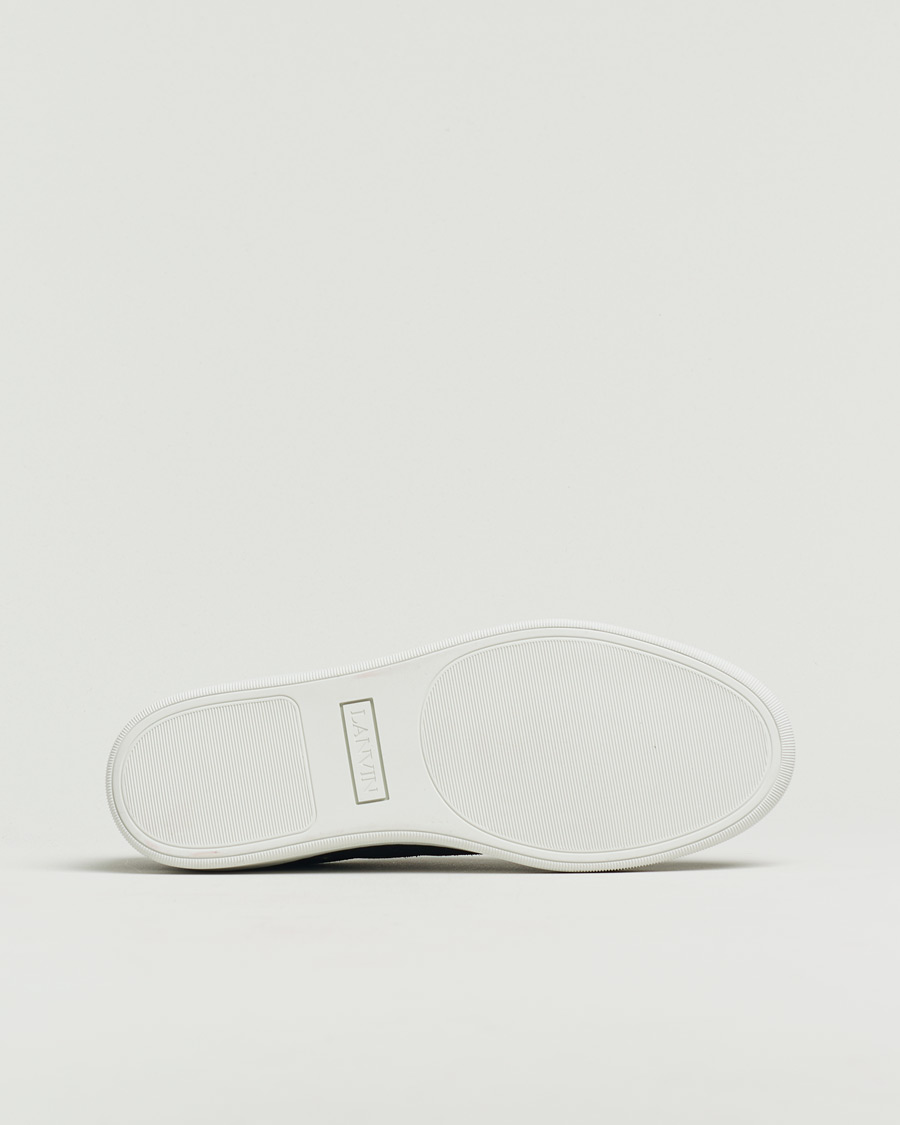 Uomini | Lanvin DBB1 Patent Cap Toe Sneaker Black | Pre-owned | Lanvin DBB1 Patent Cap Toe Sneaker Black