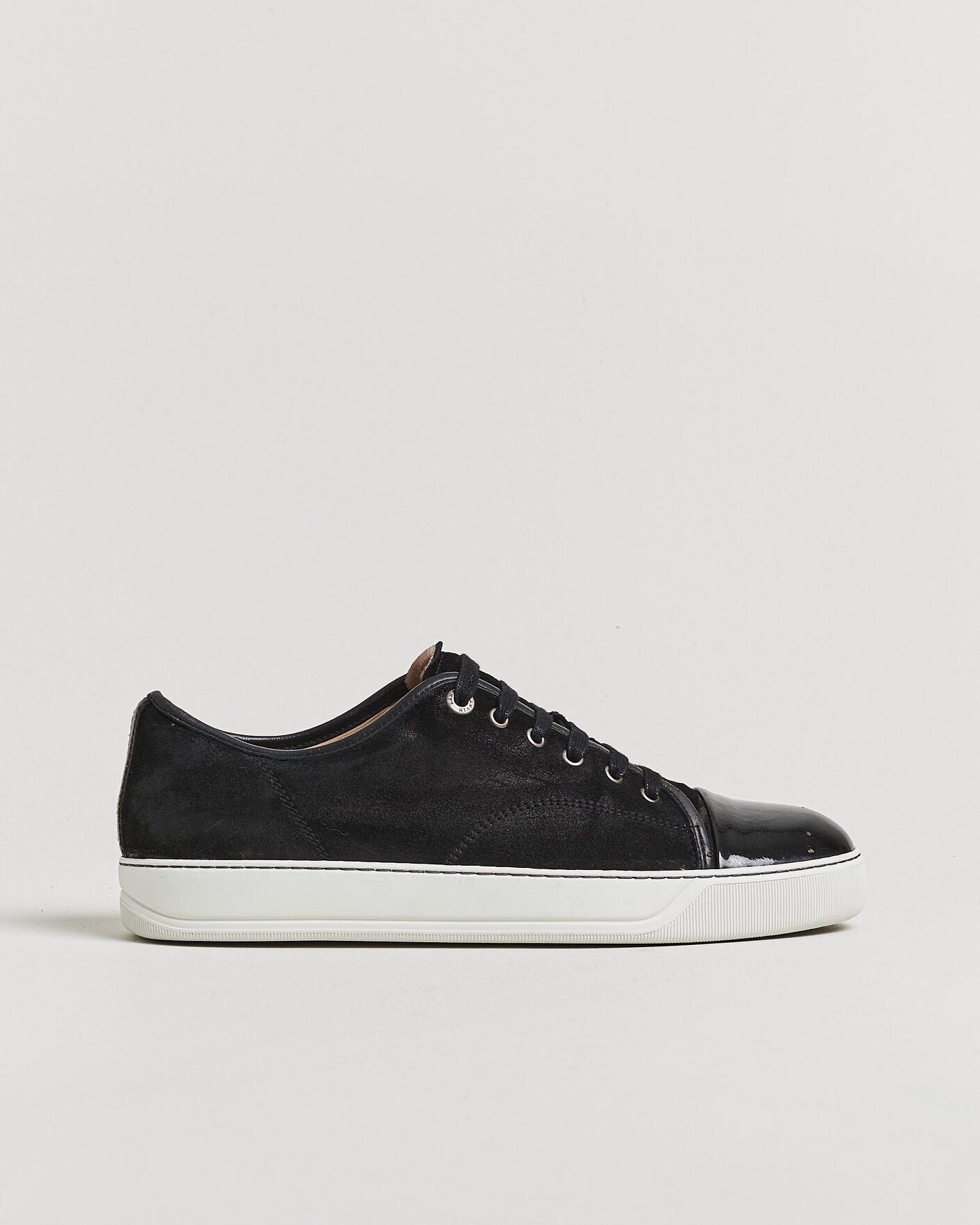 Uomini | Scarpe Pre-owned | Pre-owned | LanvinDBB1 Patent Cap Toe SneakerBlackUK9 - EU43