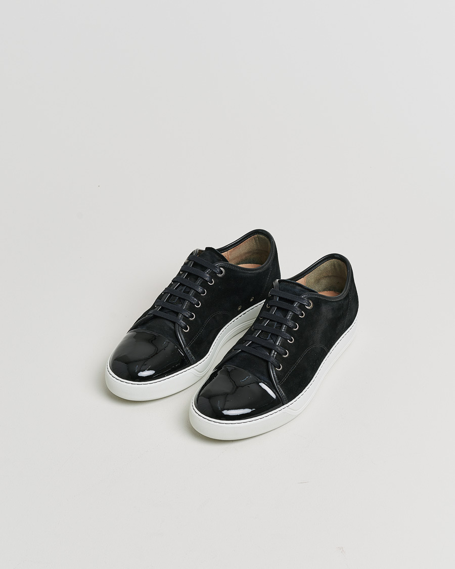 Uomini | Scarpe Pre-owned | Pre-owned | Lanvin DBB1 Patent Cap Toe Sneaker Black UK10 - EU44