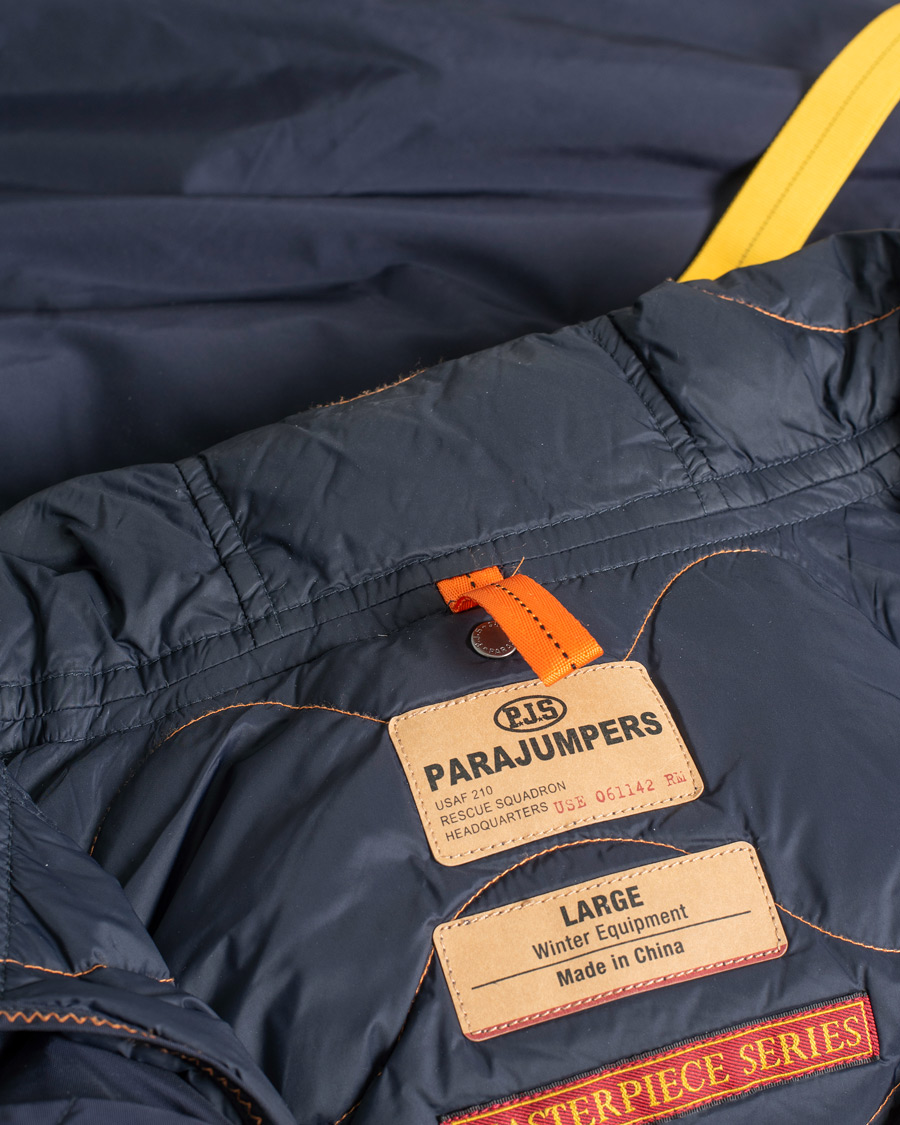 Uomini | Giacche | Pre-owned | Parajumpers Right Hand Masterpiece Parka Navy