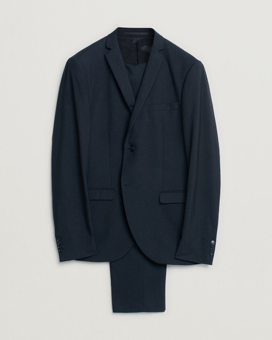 Uomini | Tiger of Sweden Wool Suit Black 50 | Pre-owned | Tiger of Sweden Wool Suit Black 50