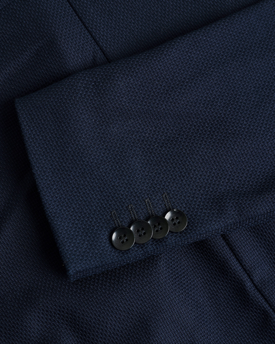 Uomini | Tiger of Sweden Lamonte Cotton Blazer Navy 46 | Pre-owned | Tiger of Sweden Lamonte Cotton Blazer Navy 46
