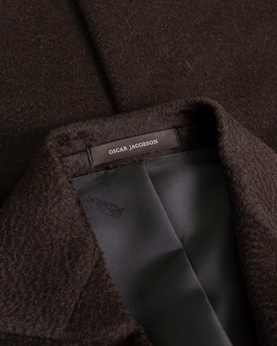 Uomini | Giacche | Pre-owned | Oscar Jacobson Pekka Camel hair Coat Brown 50