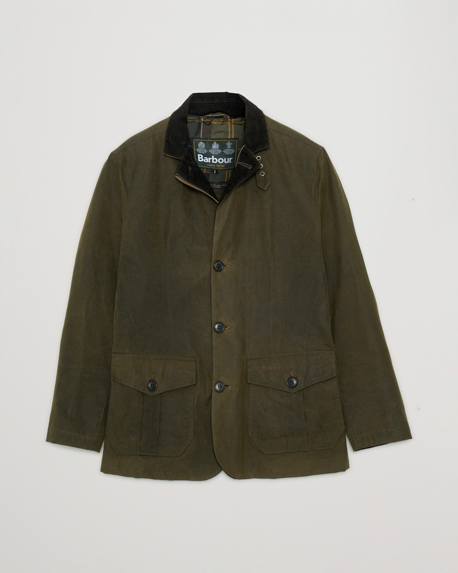 Uomini | Giacche | Pre-owned | Barbour Lifestyle Lutz Wax Jacket Olive