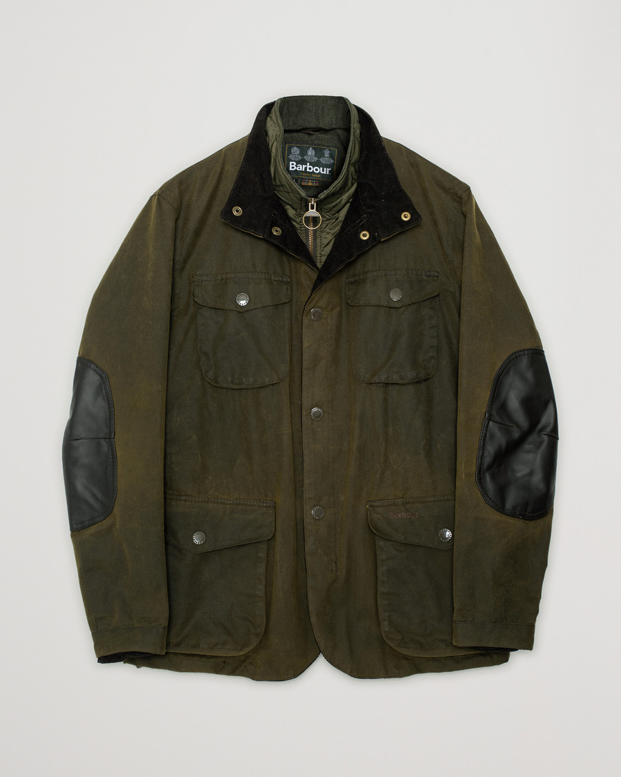 Uomini | Giacche | Pre-owned | Barbour Lifestyle Ogston Waxed Jacket Olive