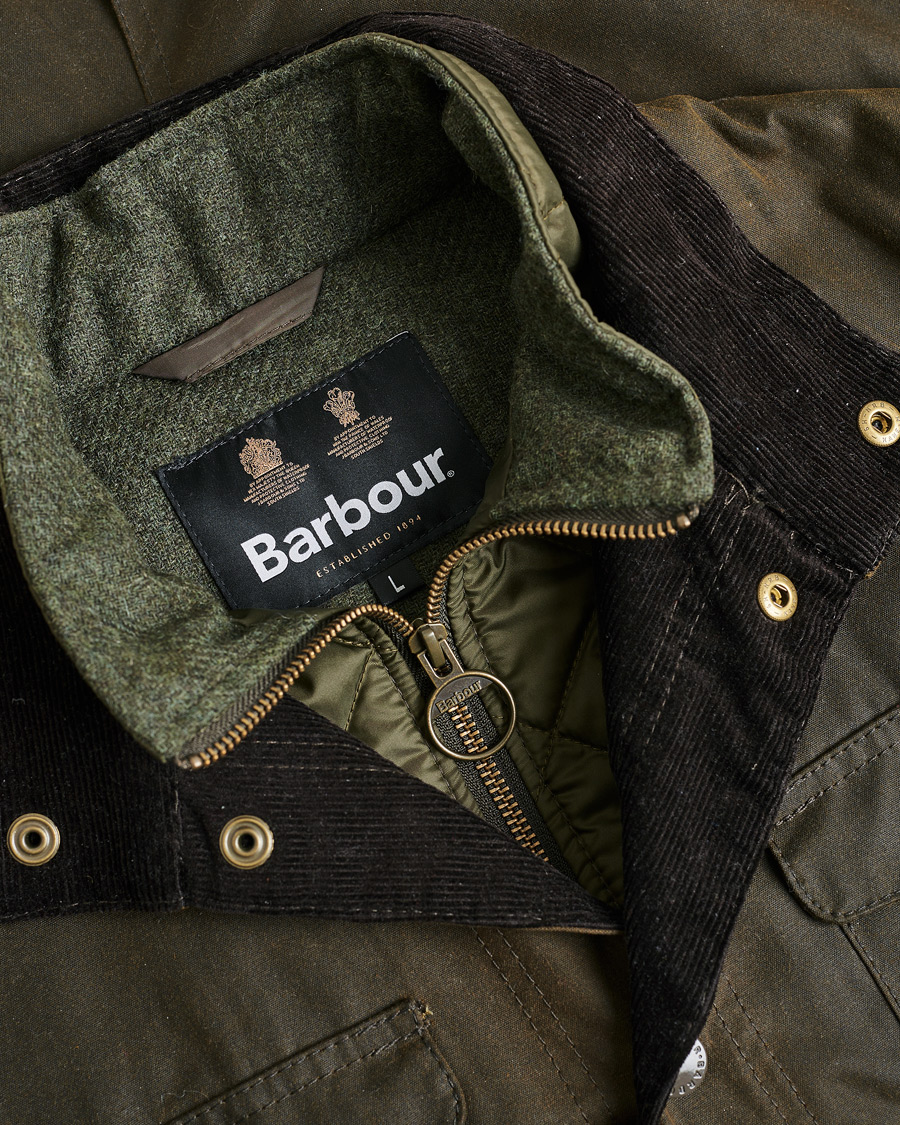 Uomini | Giacche | Pre-owned | Barbour Lifestyle Ogston Waxed Jacket Olive