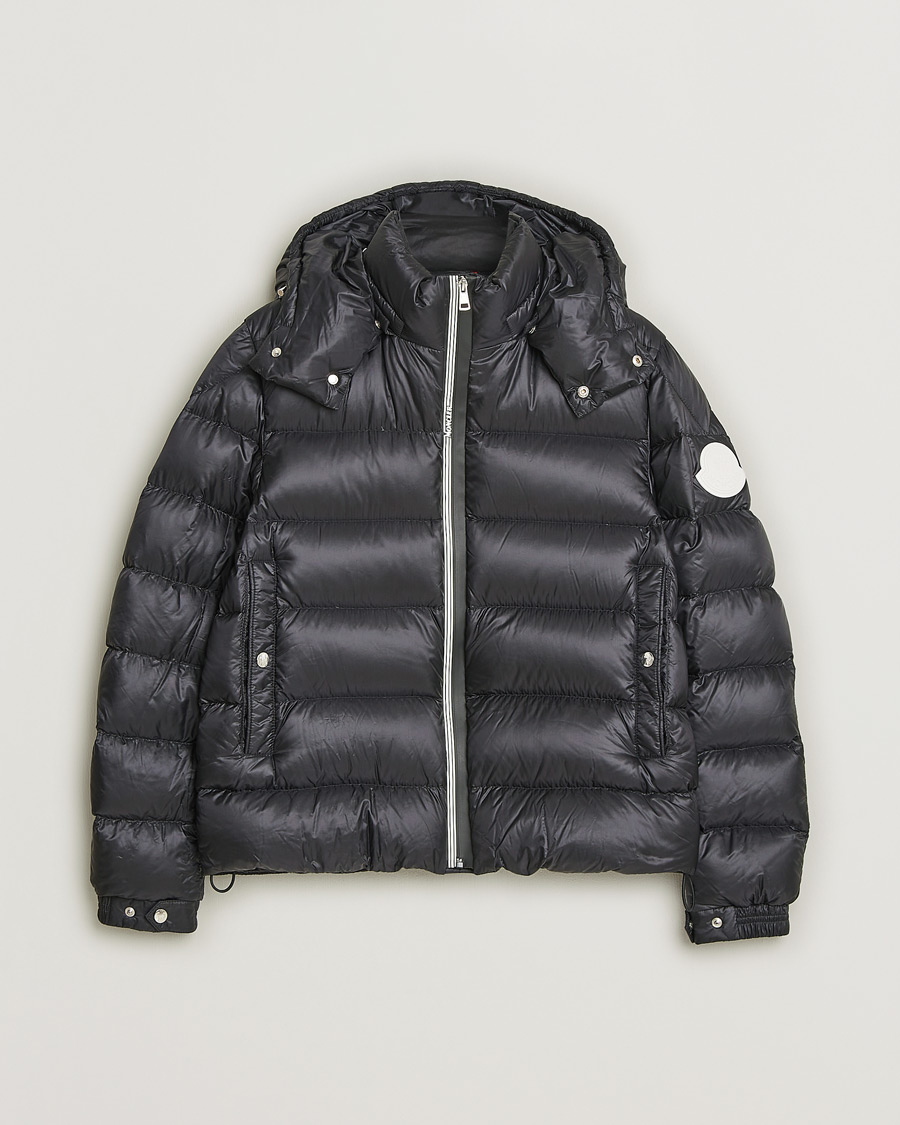 Uomini | Giacche | Pre-owned | Moncler Arves Down Hooded Jacket Black