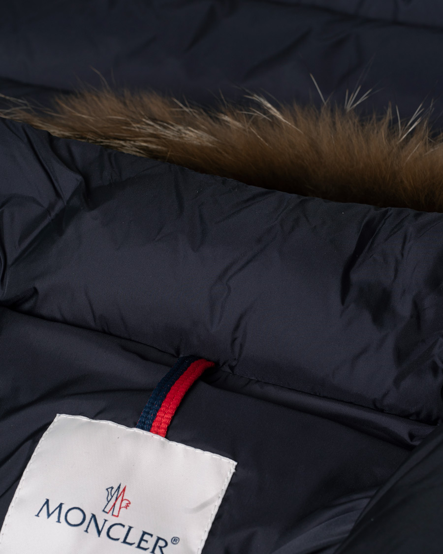 Uomini | Giacche | Pre-owned | Moncler Cluny Down Parka Navy