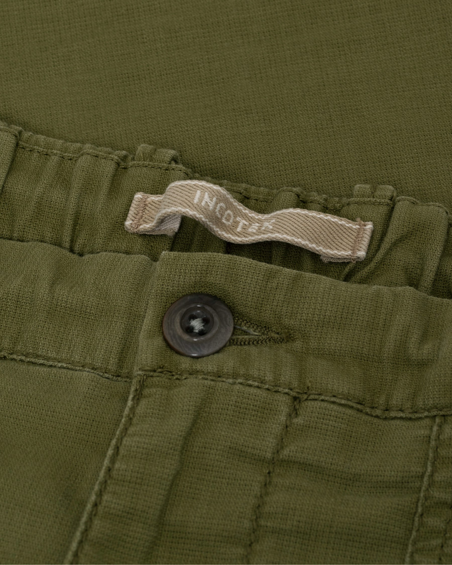 Uomini | Pantaloni | Pre-owned | Incotex Slim Fit Drawstring Work Pants Military W32