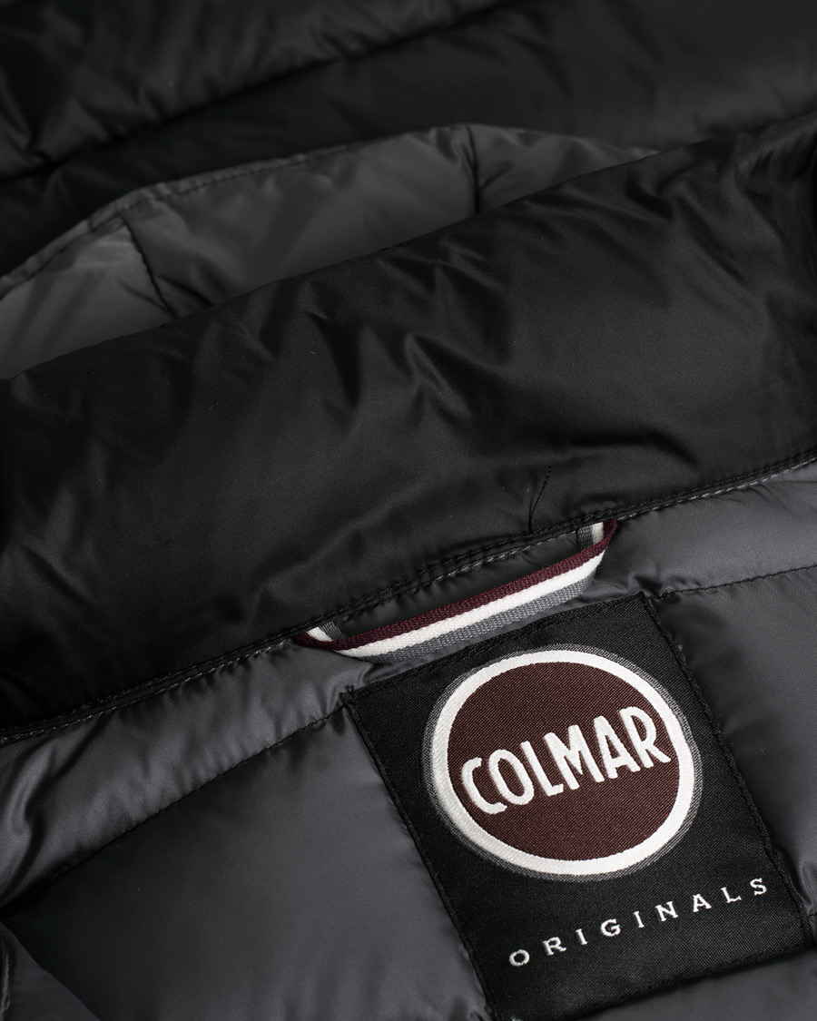 Uomini | Giacche | Pre-owned | Colmar Concrete Down Detachable Hooded Jacket Black