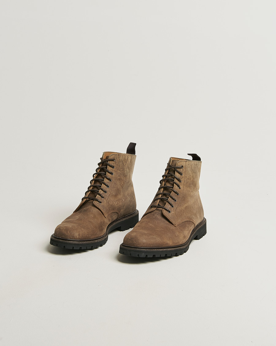Uomini | Scarpe Pre-owned | Pre-owned | Crockett & Jones Kelso Natural Rough-Out Suede Boots UK9 - EU43