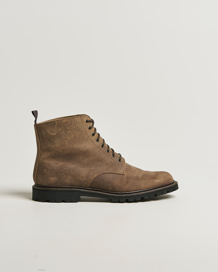 Uomini | Scarpe Pre-owned | Pre-owned | Crockett & Jones Kelso Natural Rough-Out Suede Boots UK9 - EU43