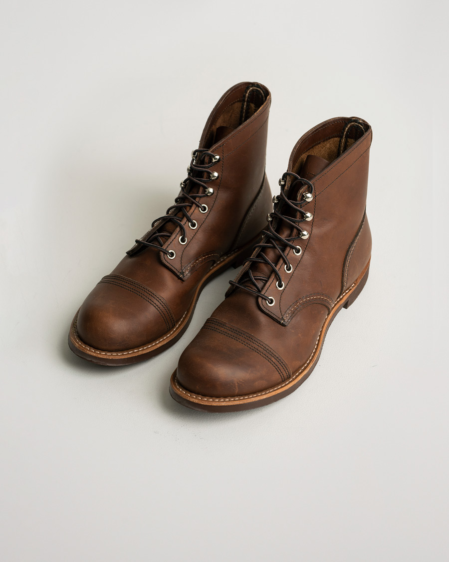 Uomini | Red Wing Shoes Iron Ranger Boot Amber Harness | Pre-owned | Red Wing Shoes Iron Ranger Boot Amber Harness