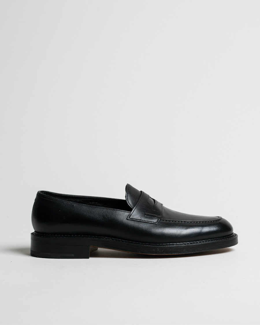 Uomini | John Lobb Lopez New Standard Penny Loafer Black Calf UK8,5 - EU42,5 | Pre-owned | John Lobb Lopez New Standard Penny Loafer Black Calf UK8,5 - EU42,5