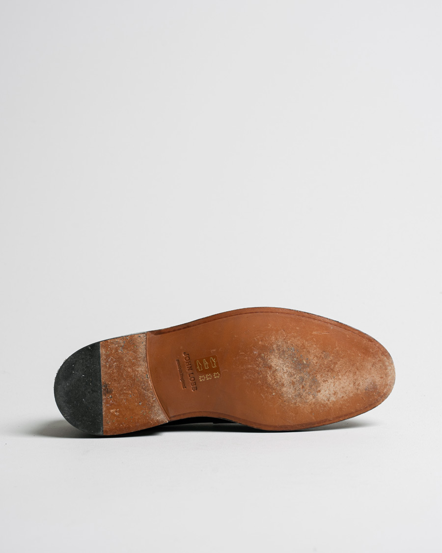 Uomini | John Lobb Lopez New Standard Penny Loafer Black Calf UK8,5 - EU42,5 | Pre-owned | John Lobb Lopez New Standard Penny Loafer Black Calf UK8,5 - EU42,5