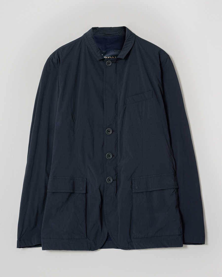 Uomini | Giacche | Pre-owned | Herno Bi-Stretch City Jacket Navy 52