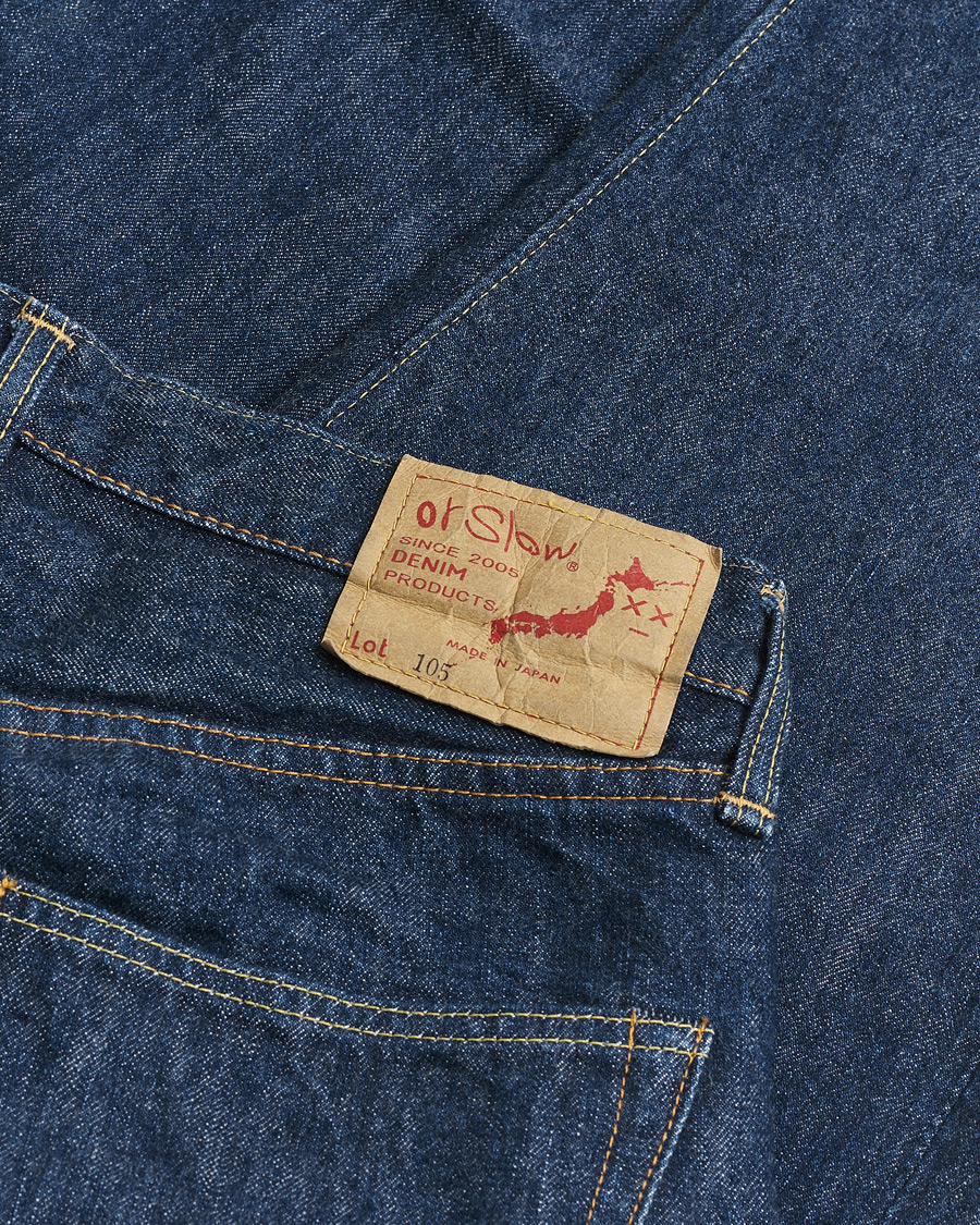 Uomini | Pantaloni Pre-owned | Pre-owned | orSlow Straight Fit 105 Selvedge Jeans One Wash 1 - XS