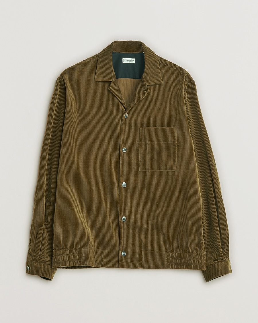 Uomini | Camicie | Pre-owned | Camoshita Unlined Manchester Shirt Blouson Green M