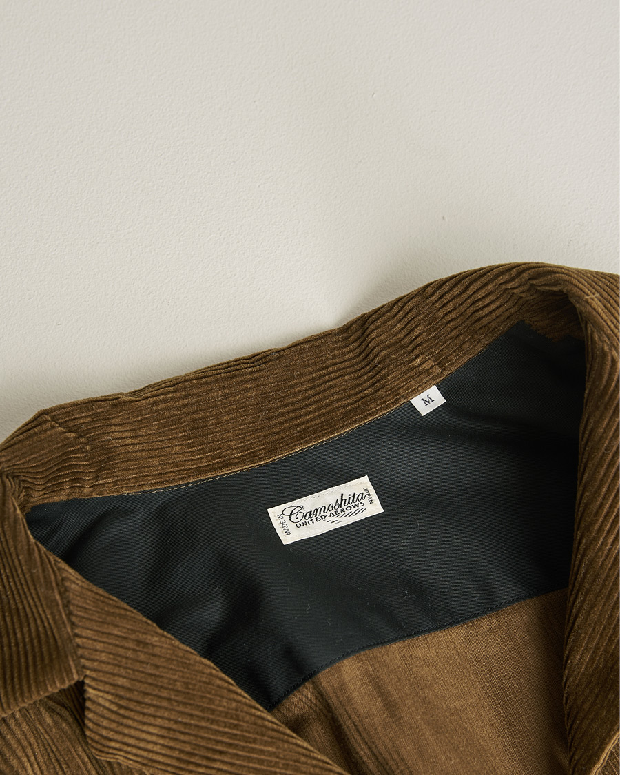 Uomini | Camicie | Pre-owned | Camoshita Unlined Manchester Shirt Blouson Green M