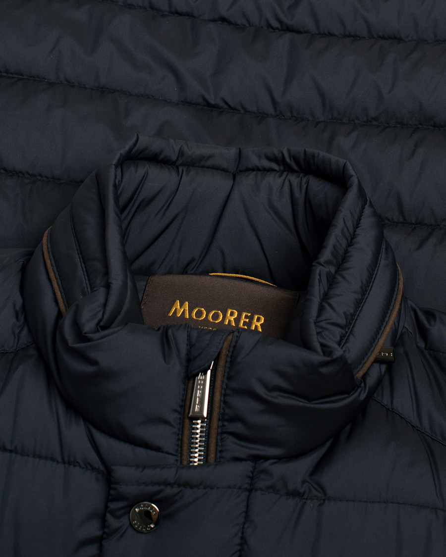 Uomini | Giacche | Pre-owned | MooRER Morfeo Down Vest Navy 52