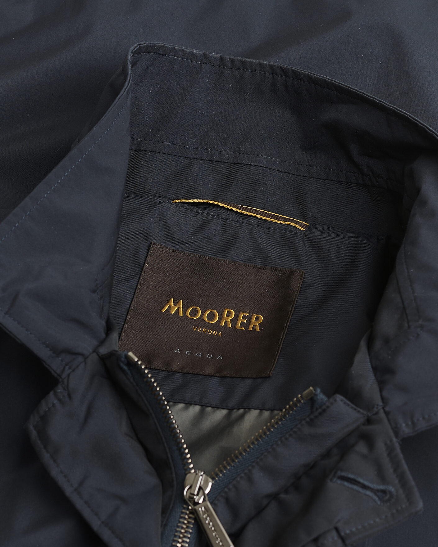 Uomini | Giacche Pre-owned | Pre-owned | MooRER Waterproof Nylon Field Jacket Navy 50