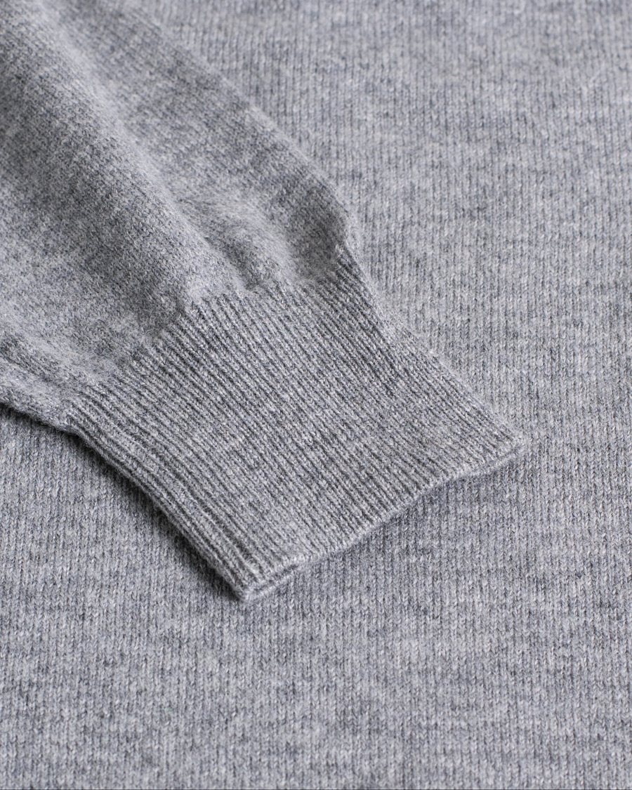 Uomini | Maglieria | Pre-owned | Corneliani Virgin Wool/Cashemere Half Zip Grey 46