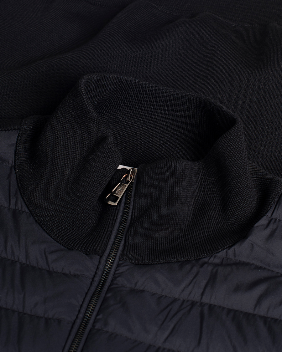 Uomini | Maglieria | Pre-owned | Moncler Cardigan Down Hybrid Navy