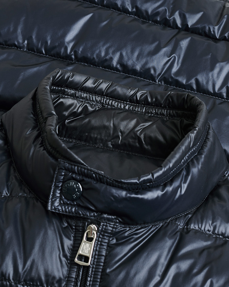 Uomini | Moncler Gui Vest Navy | Pre-owned | Moncler Gui Vest Navy