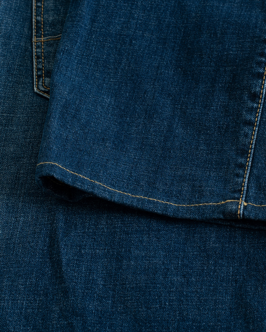 Uomini | Jeans | Pre-owned | Jacob Cohën 688 Slim Fit Jeans Mid Blue