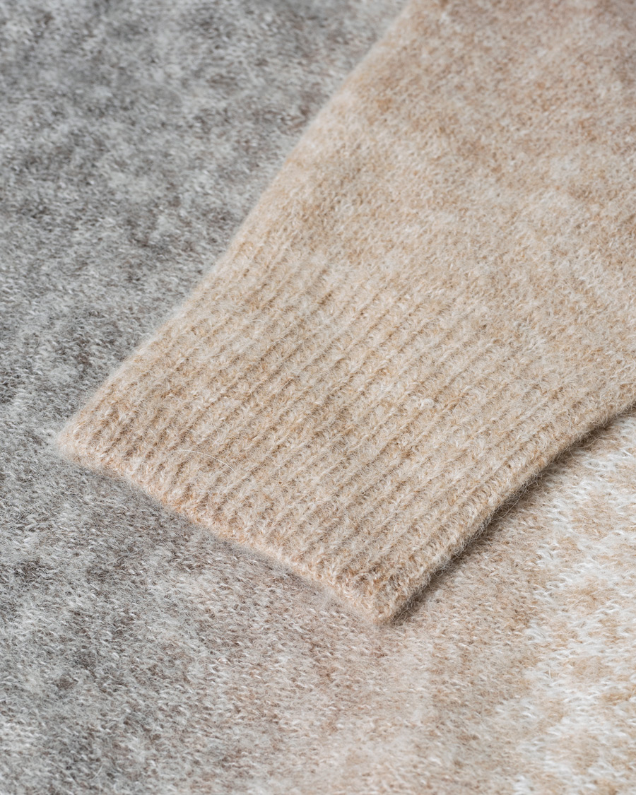 Uomini | Maglieria | Pre-owned | Altea Norwegian Jacquard Alpaca Sweater Beige