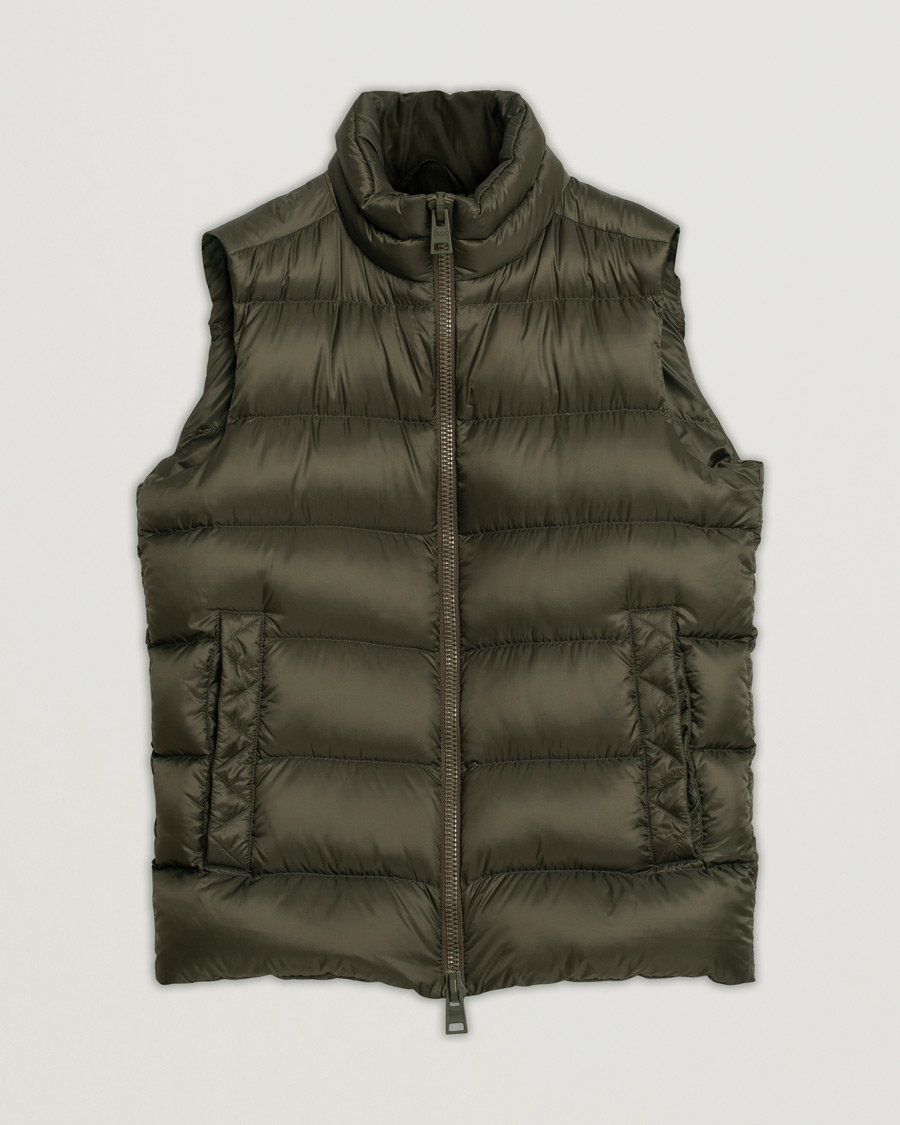 Uomini | Giacche | Pre-owned | Herno Globe Down Puffer Gilet Forest Green