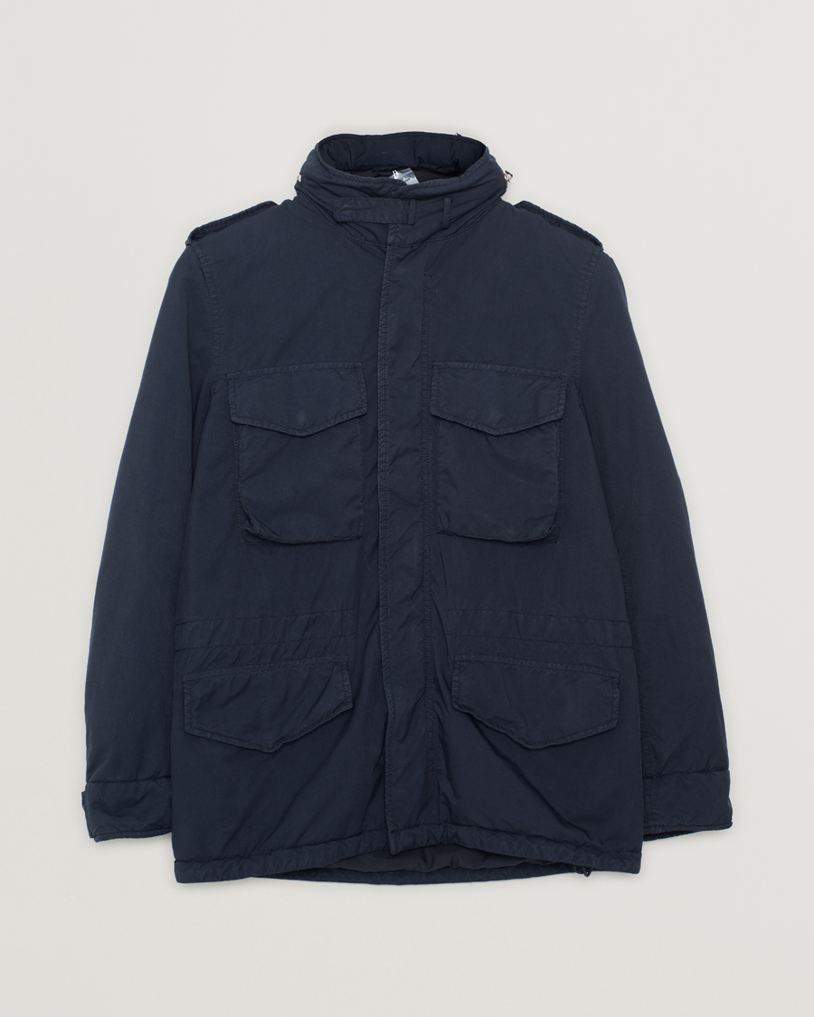 Uomini | Giacche | Pre-owned | Aspesi Garment Dyed Field Jacket Navy