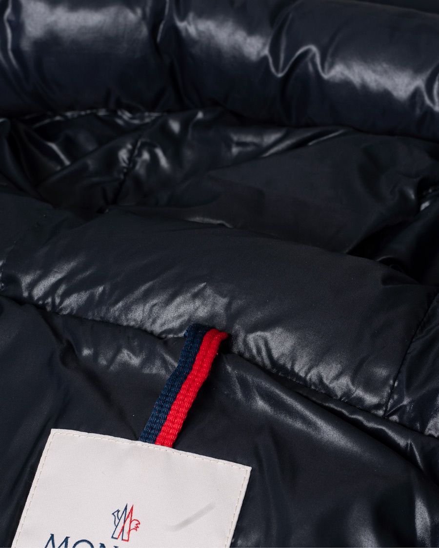 Uomini | Giacche | Pre-owned | Moncler Ecrins Gloss Down Jacket Navy