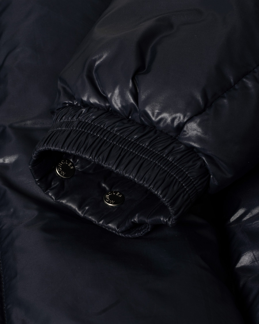 Uomini | Giacche | Pre-owned | Moncler Ecrins Gloss Down Jacket Navy