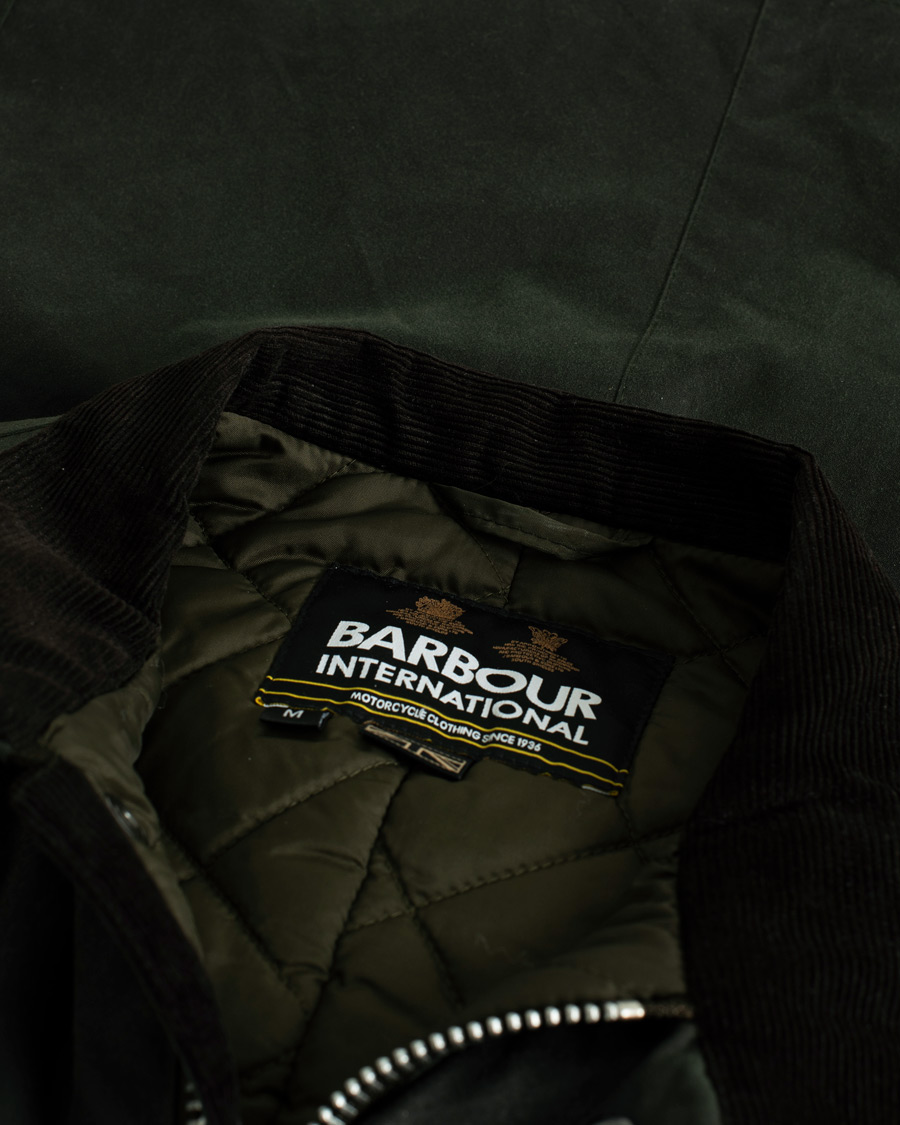 Uomini | Giacche | Pre-owned | Barbour International Duke Jacket Sage