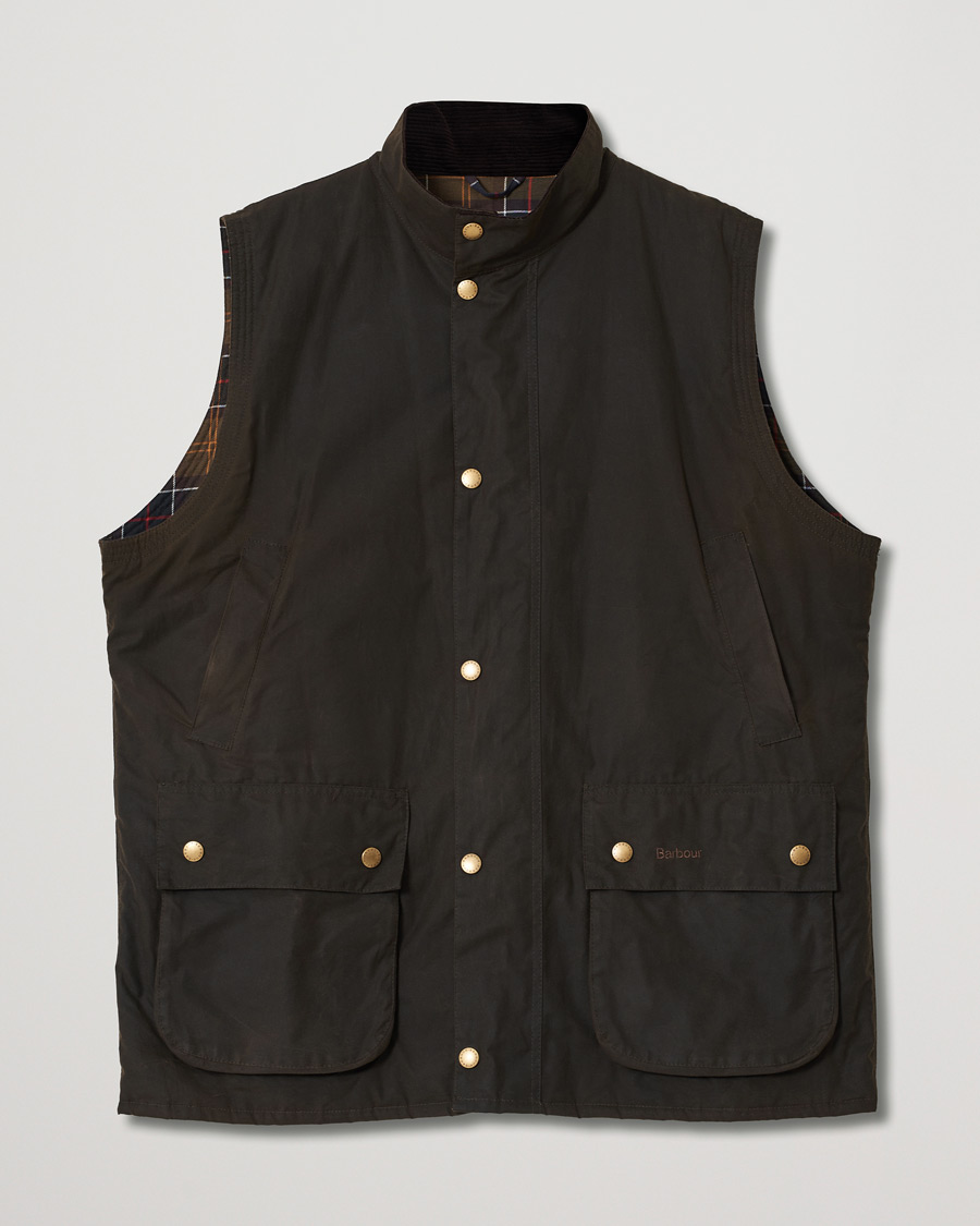 Uomini | Giacche | Pre-owned | Barbour Lifestyle New Westmorland Waxed Vest Olive