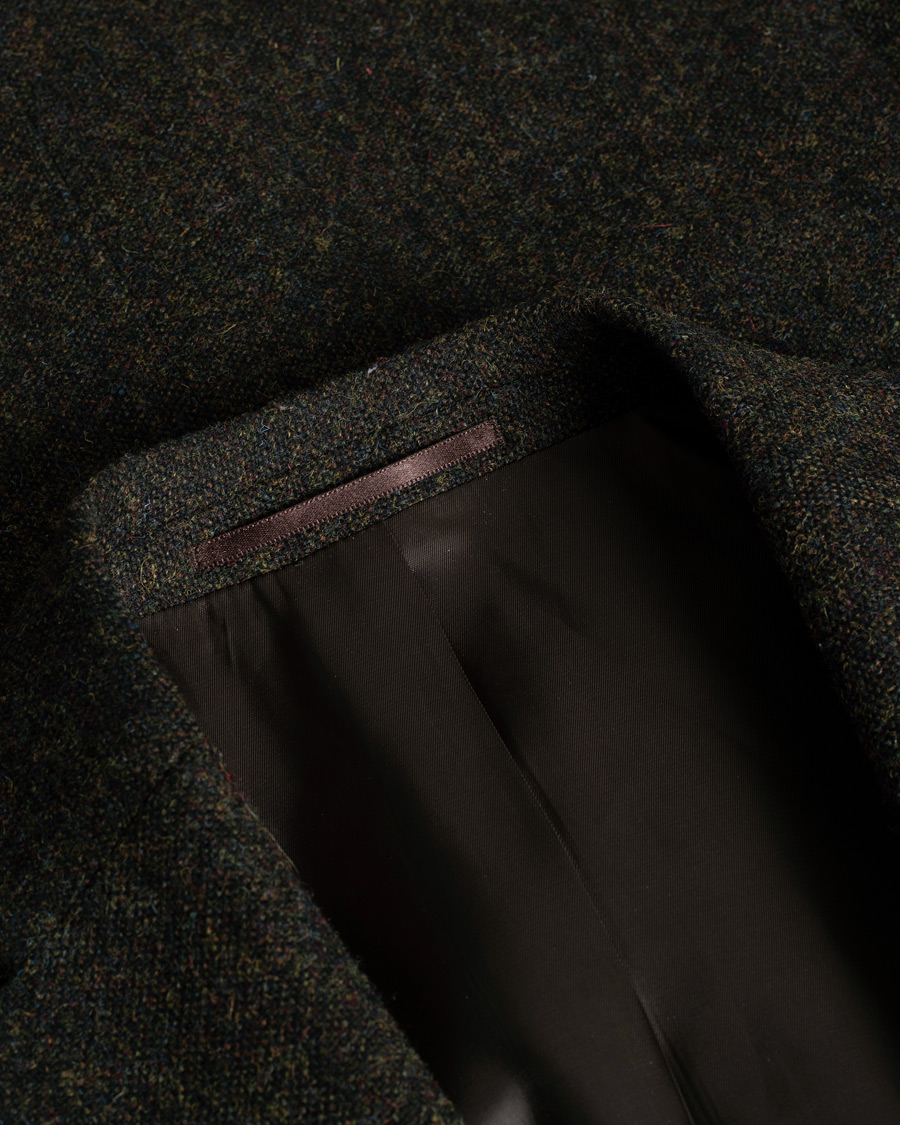 Uomini | Blazers | Pre-owned | Walker Slater Edward Wool Donegal Blazer Dark Brown