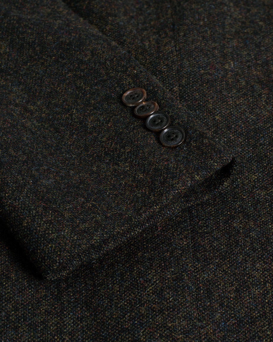Uomini | Blazers | Pre-owned | Walker Slater Edward Wool Donegal Blazer Dark Brown