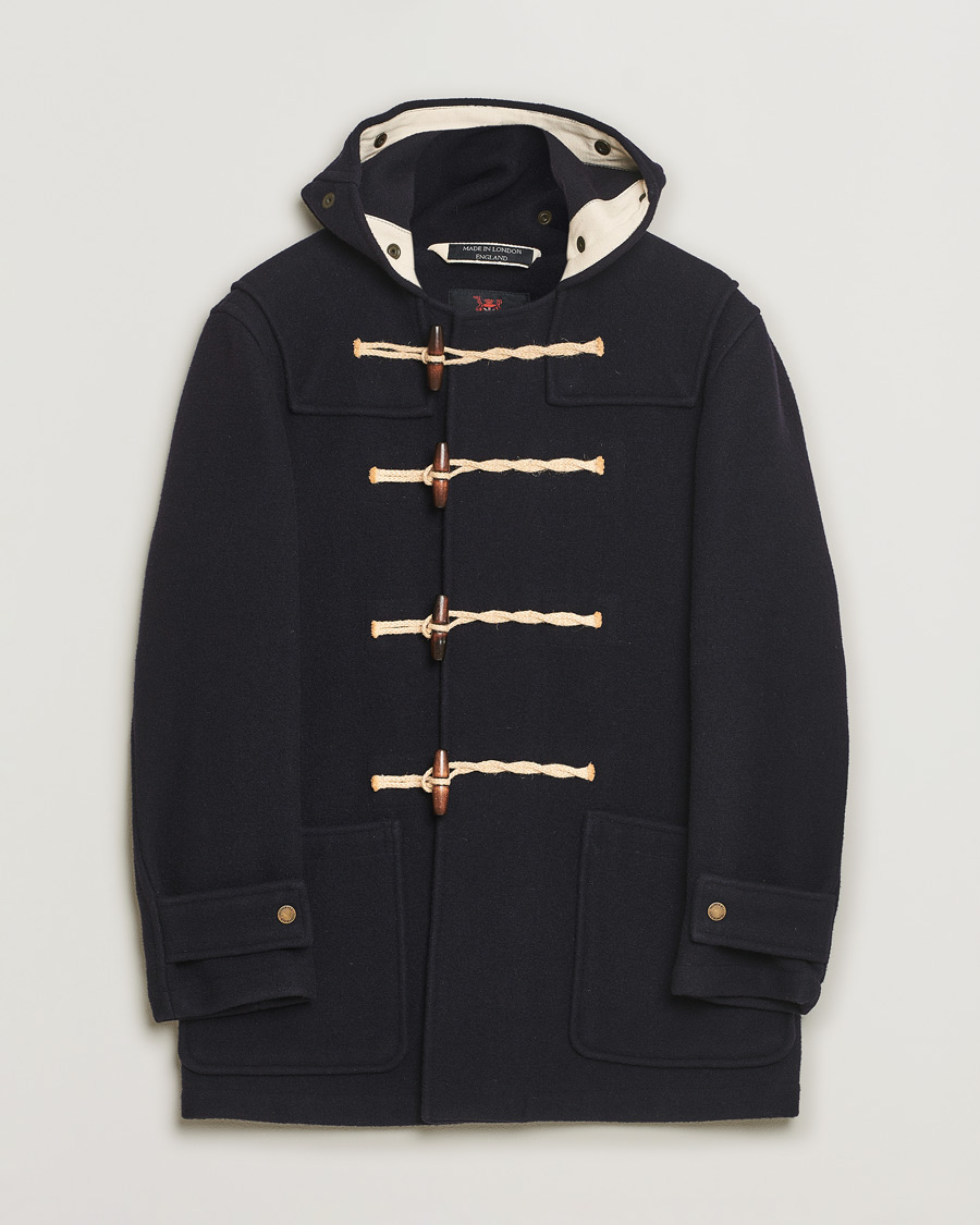 Uomini | Giacche | Pre-owned | Gloverall Monty Original Duffle Coat Navy 38/48