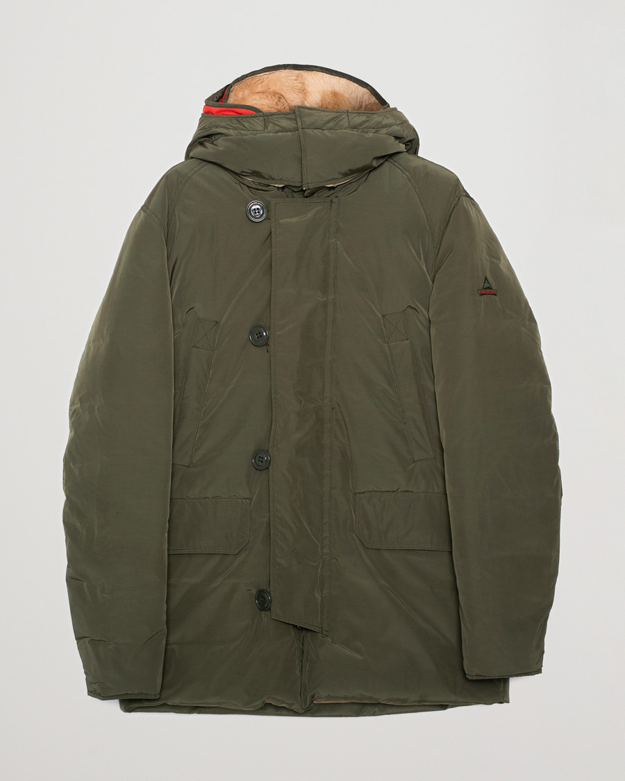 Uomini | Giacche | Pre-owned | Holubar M289 Boulder Cotton Parka Military Olive