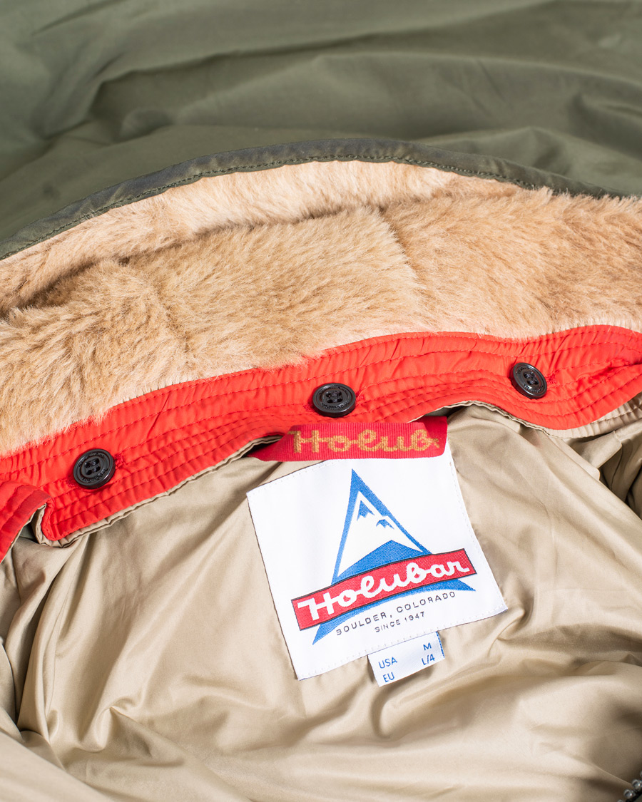 Uomini | Giacche | Pre-owned | Holubar M289 Boulder Cotton Parka Military Olive