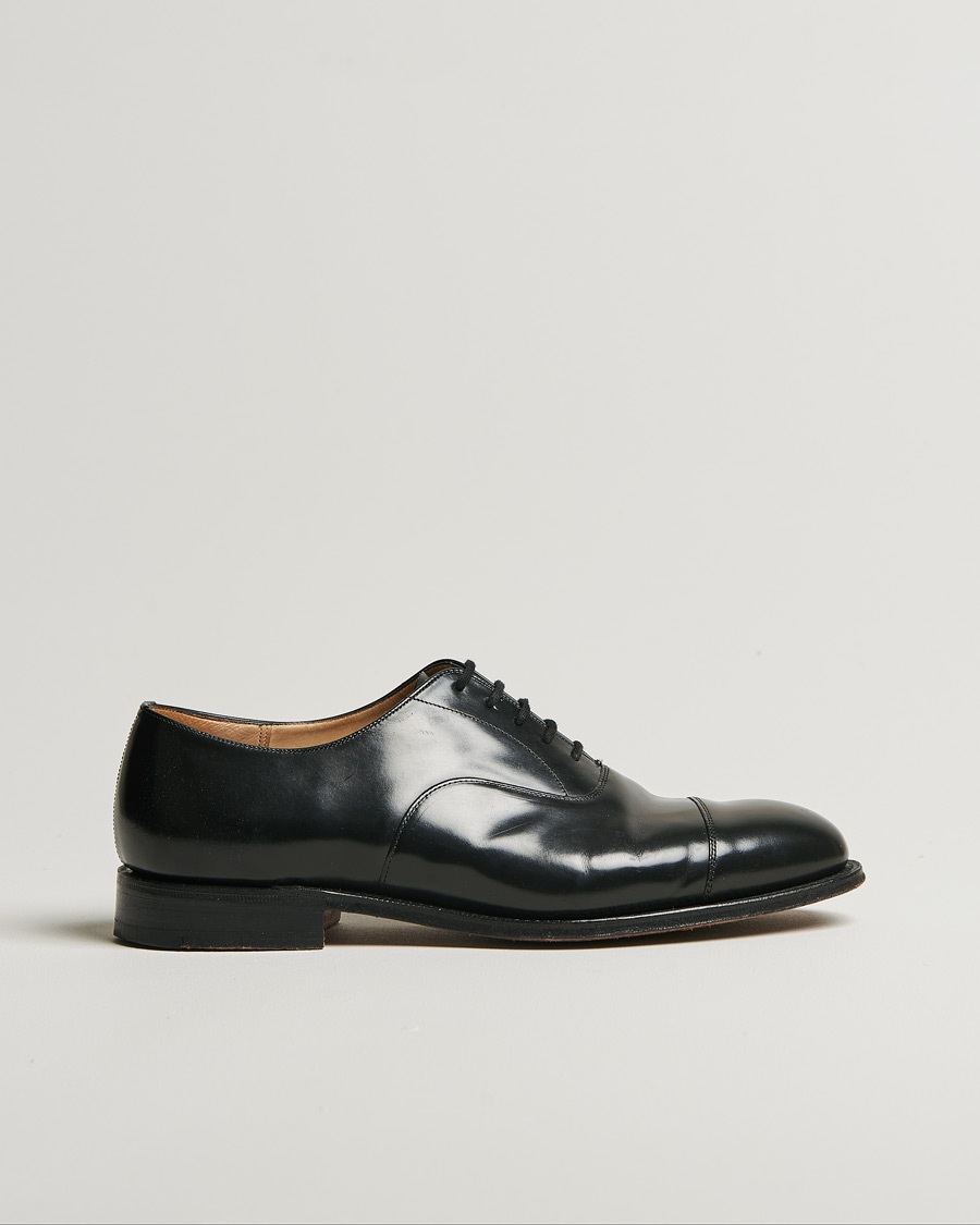 Uomini | Church's Consul Calf Leather Oxford Black | Pre-owned | Church's Consul Calf Leather Oxford Black